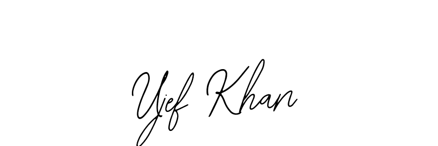 Make a beautiful signature design for name Ujef Khan. With this signature (Bearetta-2O07w) style, you can create a handwritten signature for free. Ujef Khan signature style 12 images and pictures png