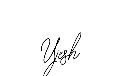 Also we have Ujesh name is the best signature style. Create professional handwritten signature collection using Bearetta-2O07w autograph style. Ujesh signature style 12 images and pictures png