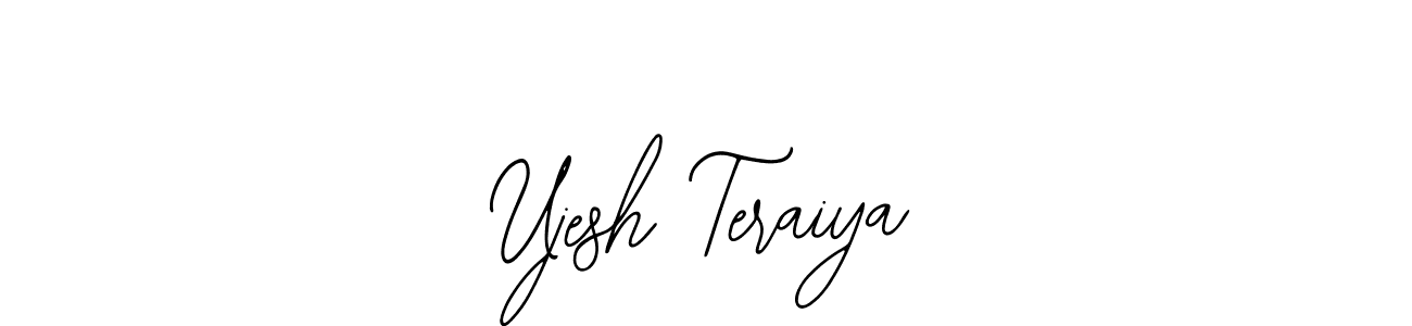 Also You can easily find your signature by using the search form. We will create Ujesh Teraiya name handwritten signature images for you free of cost using Bearetta-2O07w sign style. Ujesh Teraiya signature style 12 images and pictures png