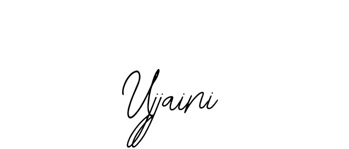 if you are searching for the best signature style for your name Ujjaini. so please give up your signature search. here we have designed multiple signature styles  using Bearetta-2O07w. Ujjaini signature style 12 images and pictures png