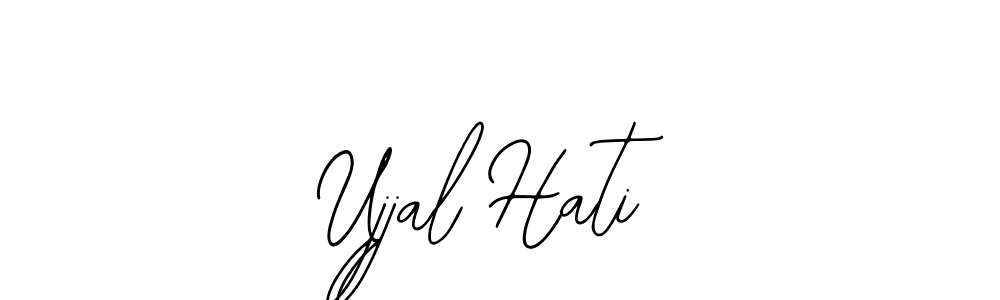 How to Draw Ujjal Hati signature style? Bearetta-2O07w is a latest design signature styles for name Ujjal Hati. Ujjal Hati signature style 12 images and pictures png