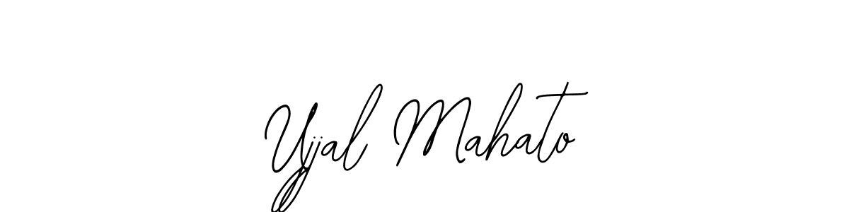 How to Draw Ujjal Mahato signature style? Bearetta-2O07w is a latest design signature styles for name Ujjal Mahato. Ujjal Mahato signature style 12 images and pictures png