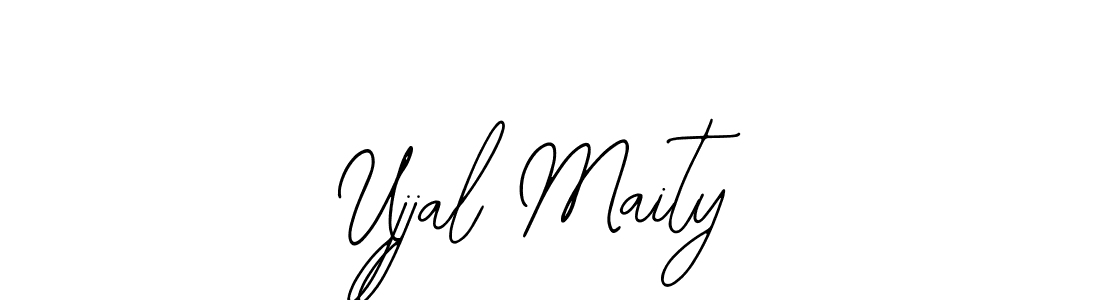 How to make Ujjal Maity name signature. Use Bearetta-2O07w style for creating short signs online. This is the latest handwritten sign. Ujjal Maity signature style 12 images and pictures png