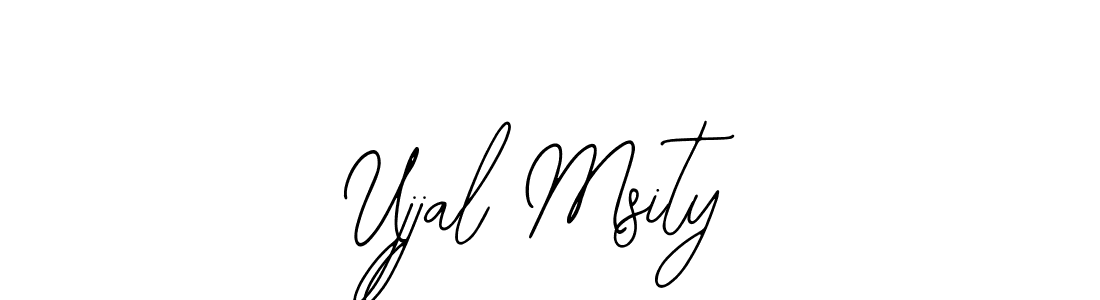 How to make Ujjal Msity signature? Bearetta-2O07w is a professional autograph style. Create handwritten signature for Ujjal Msity name. Ujjal Msity signature style 12 images and pictures png