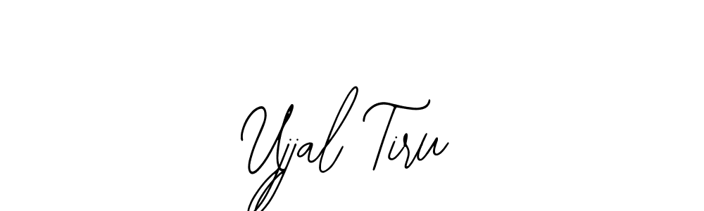 Also You can easily find your signature by using the search form. We will create Ujjal Tiru name handwritten signature images for you free of cost using Bearetta-2O07w sign style. Ujjal Tiru signature style 12 images and pictures png