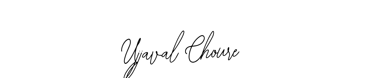 The best way (Bearetta-2O07w) to make a short signature is to pick only two or three words in your name. The name Ujjaval Choure include a total of six letters. For converting this name. Ujjaval Choure signature style 12 images and pictures png