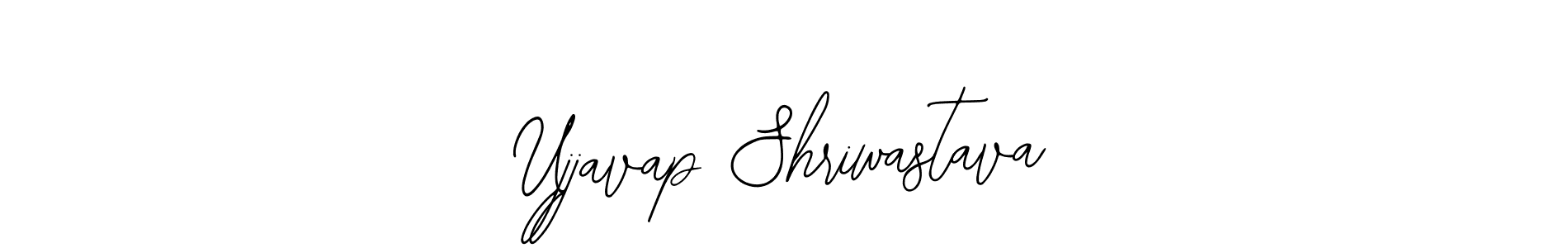 The best way (Bearetta-2O07w) to make a short signature is to pick only two or three words in your name. The name Ujjavap Shriwastava include a total of six letters. For converting this name. Ujjavap Shriwastava signature style 12 images and pictures png