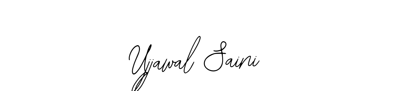 Use a signature maker to create a handwritten signature online. With this signature software, you can design (Bearetta-2O07w) your own signature for name Ujjawal Saini. Ujjawal Saini signature style 12 images and pictures png