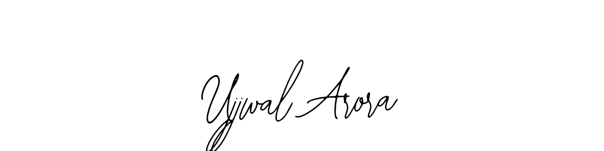 This is the best signature style for the Ujjwal Arora name. Also you like these signature font (Bearetta-2O07w). Mix name signature. Ujjwal Arora signature style 12 images and pictures png