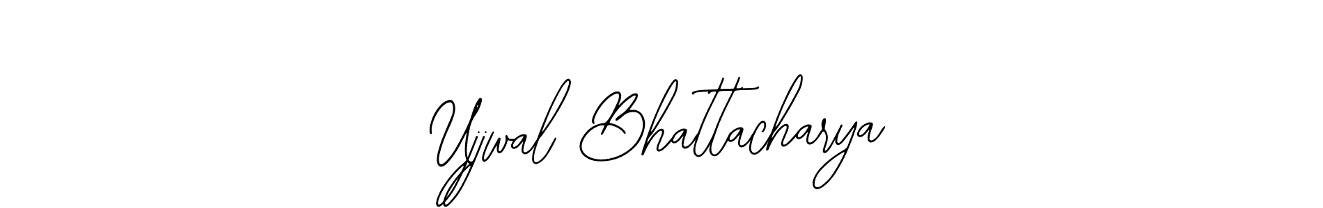 The best way (Bearetta-2O07w) to make a short signature is to pick only two or three words in your name. The name Ujjwal Bhattacharya include a total of six letters. For converting this name. Ujjwal Bhattacharya signature style 12 images and pictures png