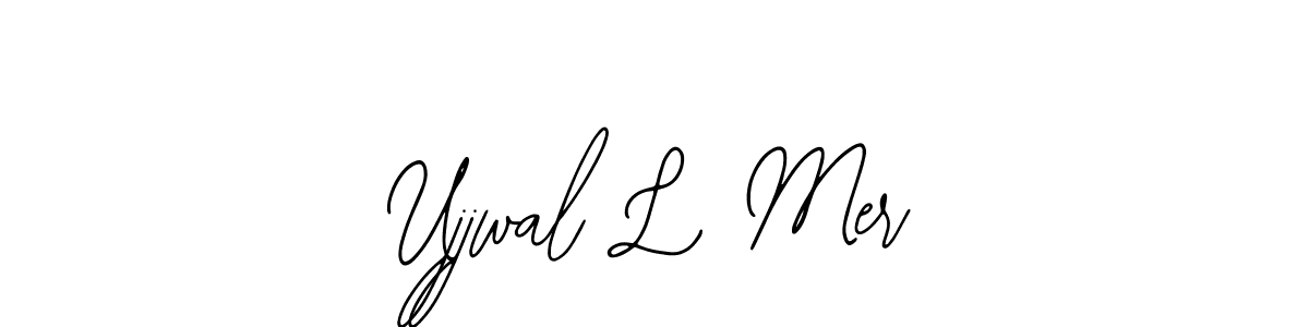 Similarly Bearetta-2O07w is the best handwritten signature design. Signature creator online .You can use it as an online autograph creator for name Ujjwal L Mer. Ujjwal L Mer signature style 12 images and pictures png