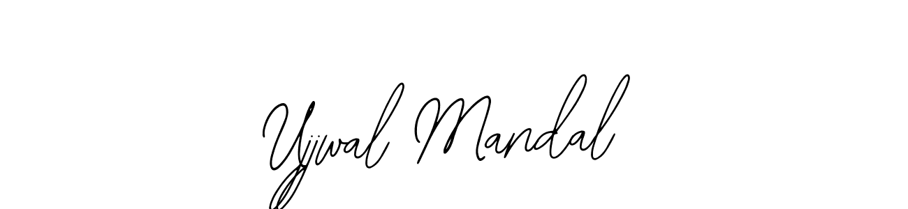 How to make Ujjwal Mandal name signature. Use Bearetta-2O07w style for creating short signs online. This is the latest handwritten sign. Ujjwal Mandal signature style 12 images and pictures png