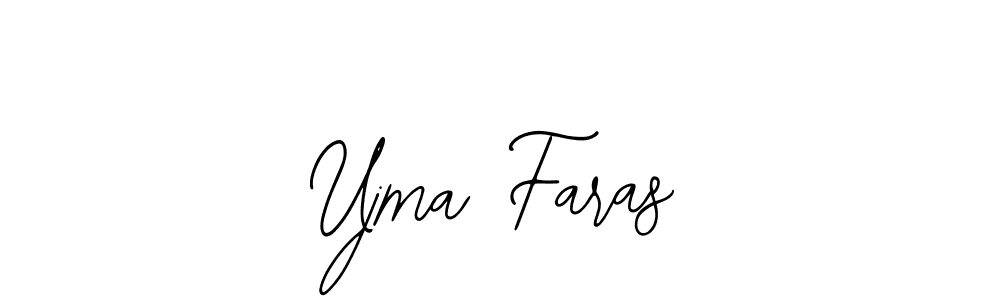 Similarly Bearetta-2O07w is the best handwritten signature design. Signature creator online .You can use it as an online autograph creator for name Ujma Faras. Ujma Faras signature style 12 images and pictures png