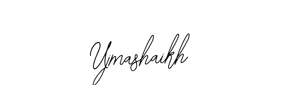 How to make Ujmashaikh signature? Bearetta-2O07w is a professional autograph style. Create handwritten signature for Ujmashaikh name. Ujmashaikh signature style 12 images and pictures png