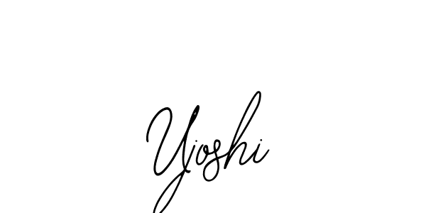 Create a beautiful signature design for name Ujoshi. With this signature (Bearetta-2O07w) fonts, you can make a handwritten signature for free. Ujoshi signature style 12 images and pictures png