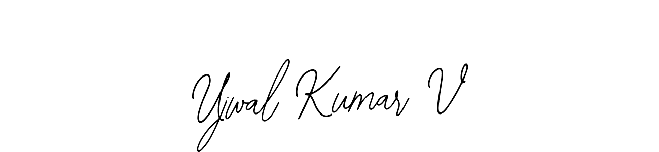 Make a short Ujwal Kumar V signature style. Manage your documents anywhere anytime using Bearetta-2O07w. Create and add eSignatures, submit forms, share and send files easily. Ujwal Kumar V signature style 12 images and pictures png