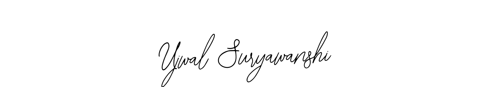 How to make Ujwal Suryawanshi name signature. Use Bearetta-2O07w style for creating short signs online. This is the latest handwritten sign. Ujwal Suryawanshi signature style 12 images and pictures png