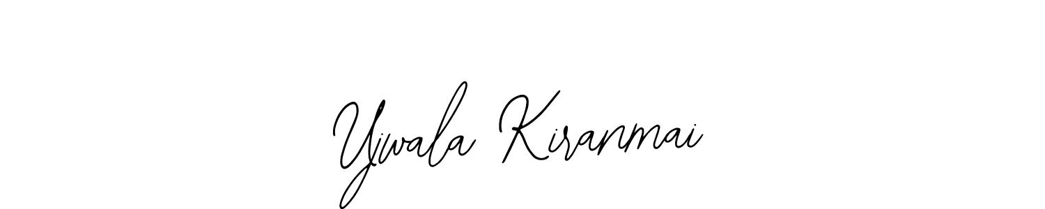How to make Ujwala Kiranmai name signature. Use Bearetta-2O07w style for creating short signs online. This is the latest handwritten sign. Ujwala Kiranmai signature style 12 images and pictures png