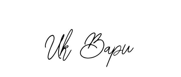 Uk Bapu stylish signature style. Best Handwritten Sign (Bearetta-2O07w) for my name. Handwritten Signature Collection Ideas for my name Uk Bapu. Uk Bapu signature style 12 images and pictures png