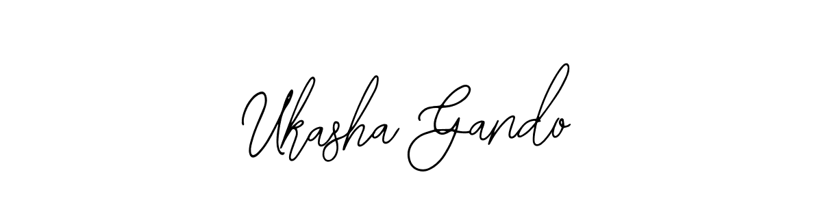 You can use this online signature creator to create a handwritten signature for the name Ukasha Gando. This is the best online autograph maker. Ukasha Gando signature style 12 images and pictures png