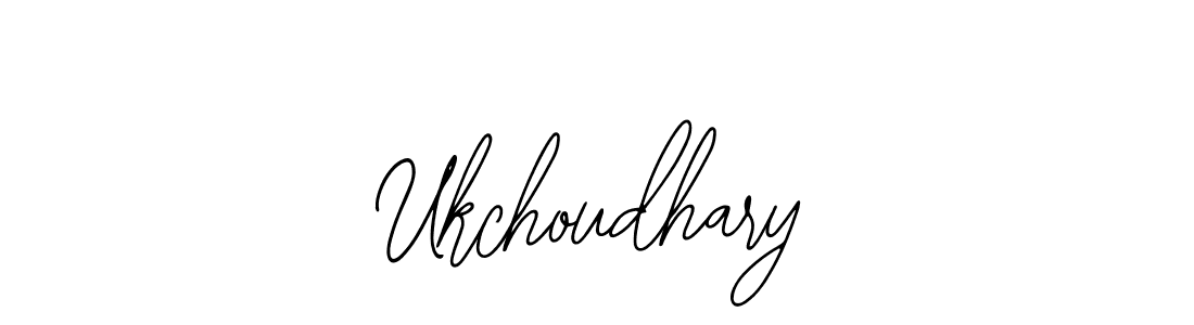 You should practise on your own different ways (Bearetta-2O07w) to write your name (Ukchoudhary) in signature. don't let someone else do it for you. Ukchoudhary signature style 12 images and pictures png