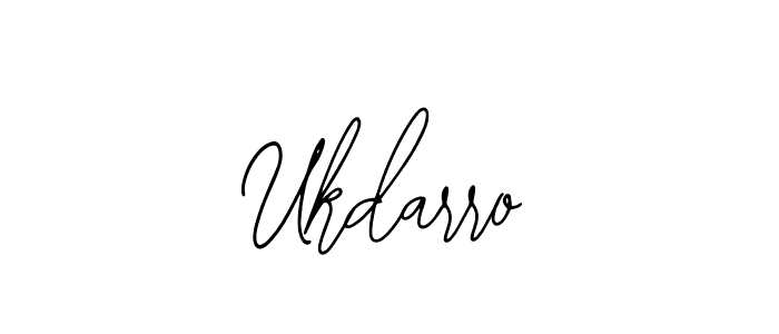 How to make Ukdarro signature? Bearetta-2O07w is a professional autograph style. Create handwritten signature for Ukdarro name. Ukdarro signature style 12 images and pictures png