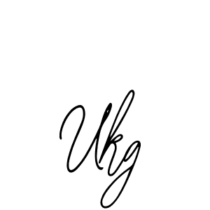 Design your own signature with our free online signature maker. With this signature software, you can create a handwritten (Bearetta-2O07w) signature for name Ukg. Ukg signature style 12 images and pictures png