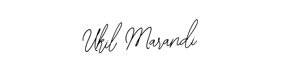 Design your own signature with our free online signature maker. With this signature software, you can create a handwritten (Bearetta-2O07w) signature for name Ukil Marandi. Ukil Marandi signature style 12 images and pictures png