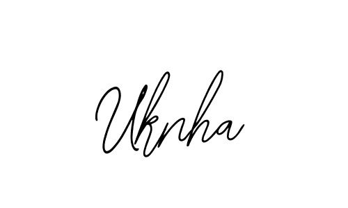 Similarly Bearetta-2O07w is the best handwritten signature design. Signature creator online .You can use it as an online autograph creator for name Uknha. Uknha signature style 12 images and pictures png