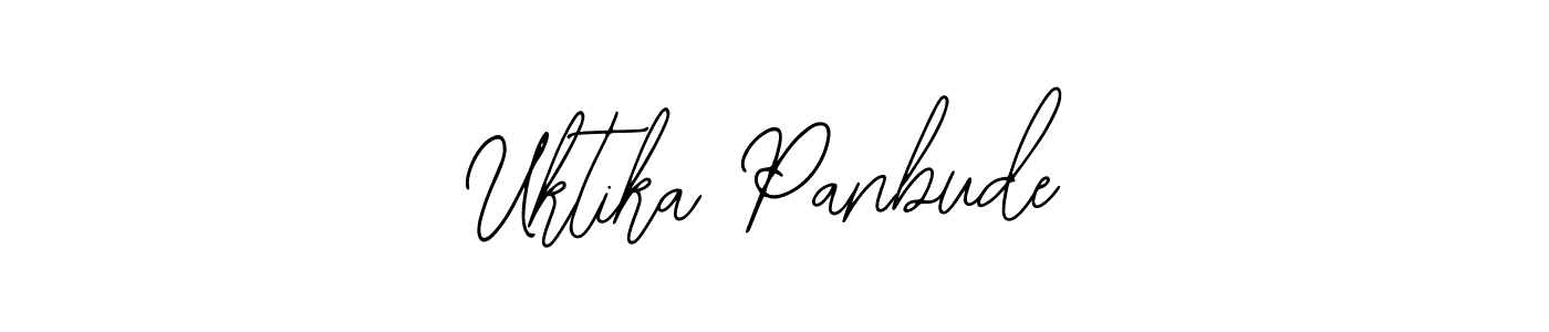 Make a beautiful signature design for name Uktika Panbude. Use this online signature maker to create a handwritten signature for free. Uktika Panbude signature style 12 images and pictures png