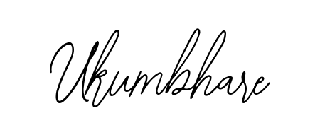 You should practise on your own different ways (Bearetta-2O07w) to write your name (Ukumbhare) in signature. Don't let someone else do it for you. Ukumbhare signature style 12 images and pictures png