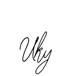 Make a short Uky signature style. Manage your documents anywhere anytime using Bearetta-2O07w. Create and add eSignatures, submit forms, share and send files easily. Uky signature style 12 images and pictures png