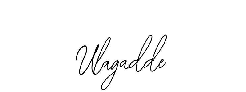 How to make Ulagadde name signature. Use Bearetta-2O07w style for creating short signs online. This is the latest handwritten sign. Ulagadde signature style 12 images and pictures png