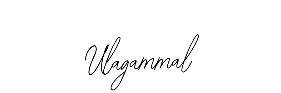 How to make Ulagammal name signature. Use Bearetta-2O07w style for creating short signs online. This is the latest handwritten sign. Ulagammal signature style 12 images and pictures png