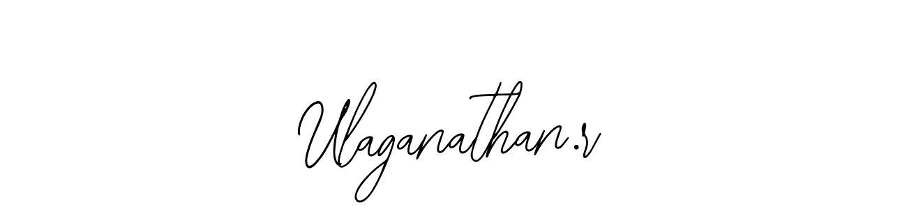 How to Draw Ulaganathan.r signature style? Bearetta-2O07w is a latest design signature styles for name Ulaganathan.r. Ulaganathan.r signature style 12 images and pictures png