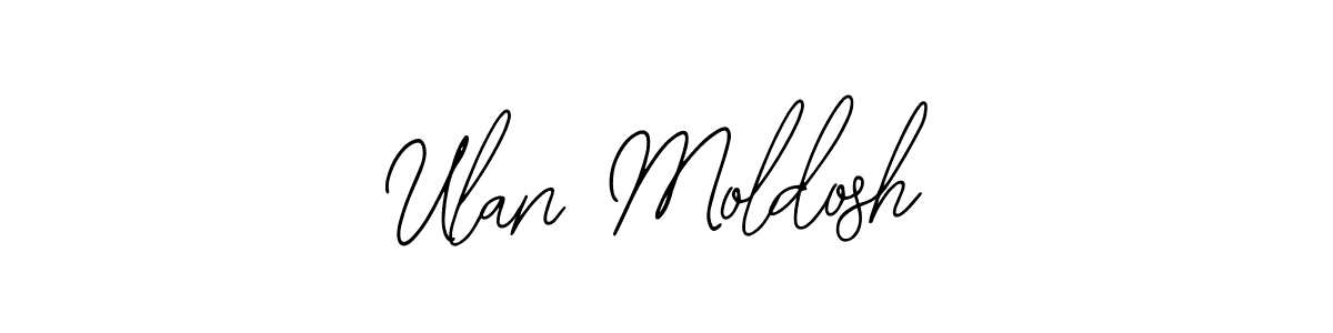 Use a signature maker to create a handwritten signature online. With this signature software, you can design (Bearetta-2O07w) your own signature for name Ulan Moldosh. Ulan Moldosh signature style 12 images and pictures png