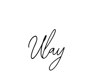 Ulay stylish signature style. Best Handwritten Sign (Bearetta-2O07w) for my name. Handwritten Signature Collection Ideas for my name Ulay. Ulay signature style 12 images and pictures png