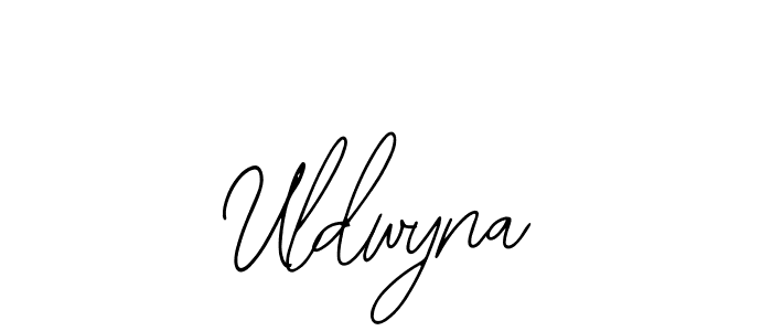 Use a signature maker to create a handwritten signature online. With this signature software, you can design (Bearetta-2O07w) your own signature for name Uldwyna. Uldwyna signature style 12 images and pictures png