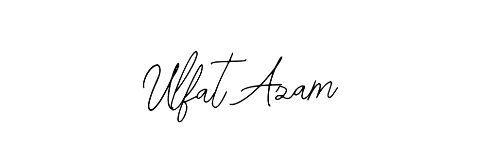 Create a beautiful signature design for name Ulfat Azam. With this signature (Bearetta-2O07w) fonts, you can make a handwritten signature for free. Ulfat Azam signature style 12 images and pictures png