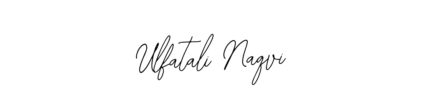Use a signature maker to create a handwritten signature online. With this signature software, you can design (Bearetta-2O07w) your own signature for name Ulfatali Naqvi. Ulfatali Naqvi signature style 12 images and pictures png