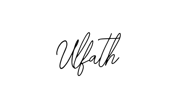 Create a beautiful signature design for name Ulfath. With this signature (Bearetta-2O07w) fonts, you can make a handwritten signature for free. Ulfath signature style 12 images and pictures png