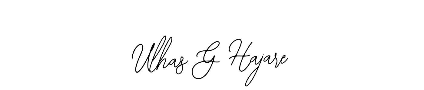 Create a beautiful signature design for name Ulhas G Hajare. With this signature (Bearetta-2O07w) fonts, you can make a handwritten signature for free. Ulhas G Hajare signature style 12 images and pictures png