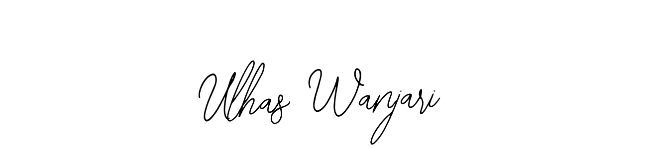 Also You can easily find your signature by using the search form. We will create Ulhas Wanjari name handwritten signature images for you free of cost using Bearetta-2O07w sign style. Ulhas Wanjari signature style 12 images and pictures png