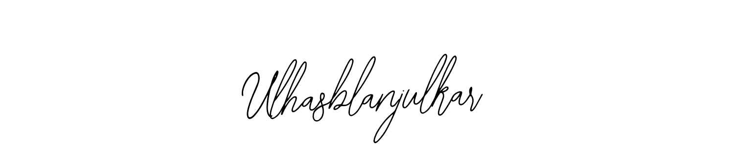 Use a signature maker to create a handwritten signature online. With this signature software, you can design (Bearetta-2O07w) your own signature for name Ulhasblanjulkar. Ulhasblanjulkar signature style 12 images and pictures png