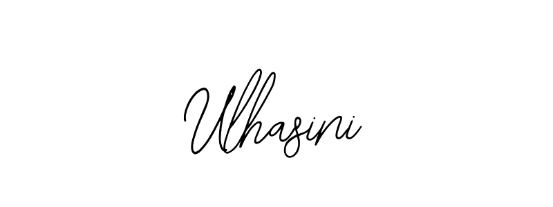 How to make Ulhasini name signature. Use Bearetta-2O07w style for creating short signs online. This is the latest handwritten sign. Ulhasini signature style 12 images and pictures png