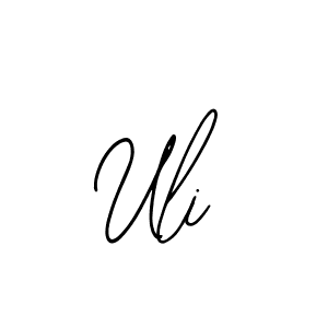 How to make Uli name signature. Use Bearetta-2O07w style for creating short signs online. This is the latest handwritten sign. Uli signature style 12 images and pictures png