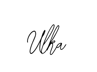 Create a beautiful signature design for name Ulka. With this signature (Bearetta-2O07w) fonts, you can make a handwritten signature for free. Ulka signature style 12 images and pictures png