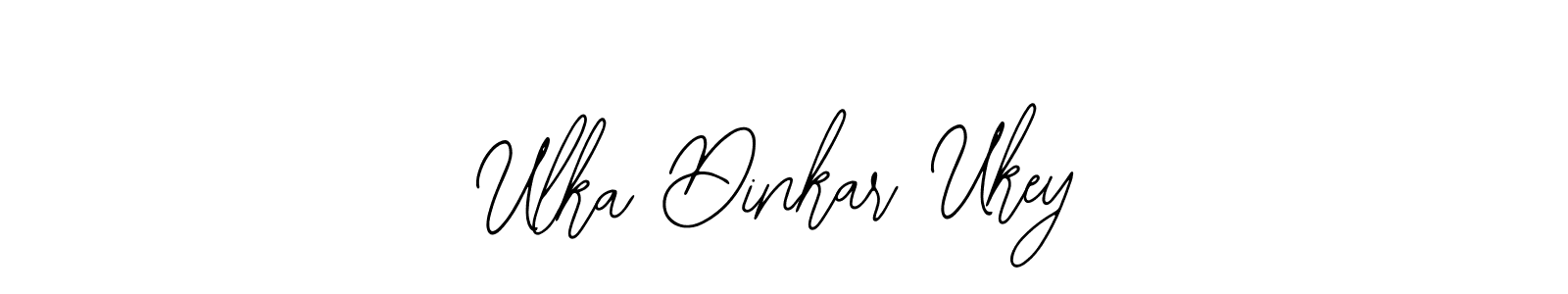 Also You can easily find your signature by using the search form. We will create Ulka Dinkar Ukey name handwritten signature images for you free of cost using Bearetta-2O07w sign style. Ulka Dinkar Ukey signature style 12 images and pictures png