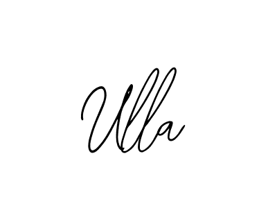 Similarly Bearetta-2O07w is the best handwritten signature design. Signature creator online .You can use it as an online autograph creator for name Ulla. Ulla signature style 12 images and pictures png