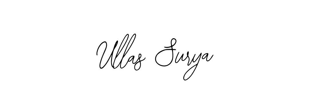 Similarly Bearetta-2O07w is the best handwritten signature design. Signature creator online .You can use it as an online autograph creator for name Ullas Surya. Ullas Surya signature style 12 images and pictures png